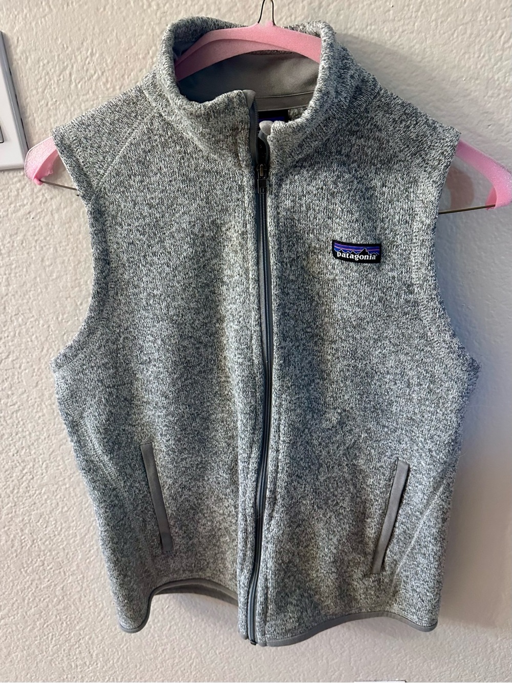 Patagonia Women's Gray Heather Fleece Better Sweater Vest